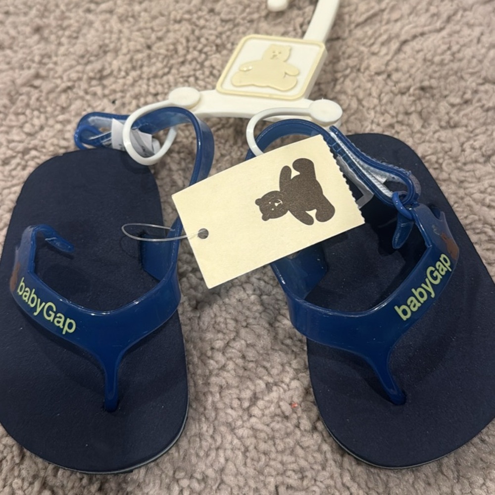 GAP Baby Navy Flip Flops